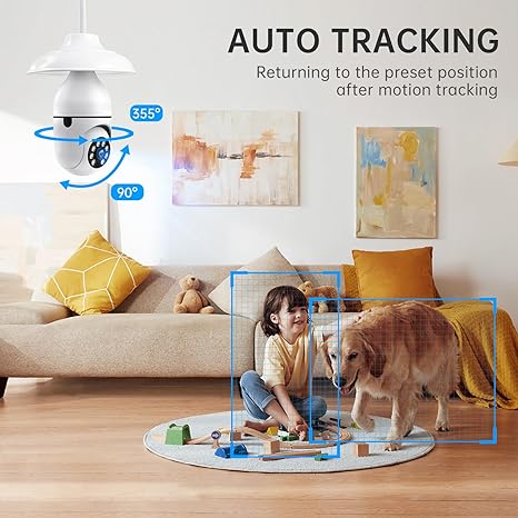 Light Bulb Security Camera 2 Packs